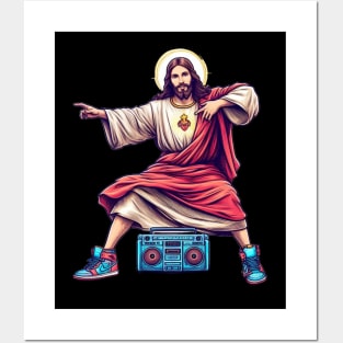 Jesus Birthday Christmas Music gospel Hip hop Retro Radio Posters and Art